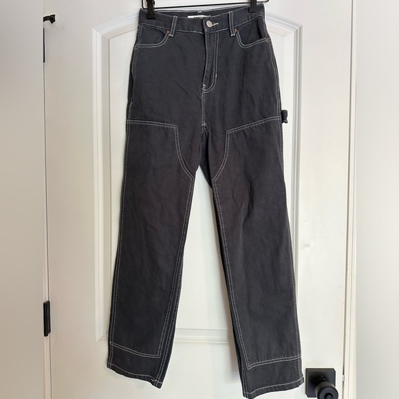PacSun Black Cargo Boyfriend Carpenter Pants - Picture 9 of 9